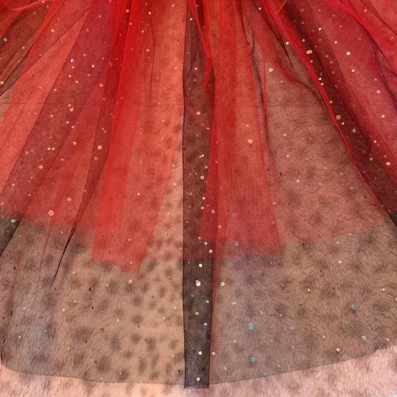 Very full tulle tutu with velour bodysuit. - Picture 9 of 13